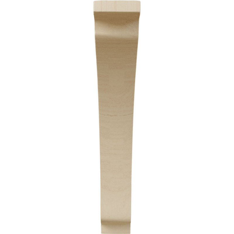 Medium Rubberwood Transitional Corbel Bracket, 2-Pack