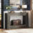 Farmhouse Console Table, 47" Rustic Wood Entryway Sofa Table with Storage-1687979418