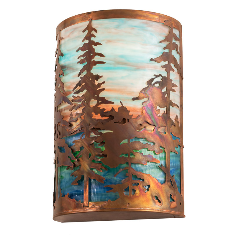 Rustic Lodge 1 - Light Flush Mounted Sconce