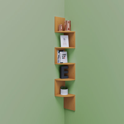 Seroud 123 cm H x 19 cm W Floating Bookcase
