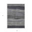 Tapis extérieur gris lavable rayé gris anthracite 3 pi x 5 pi