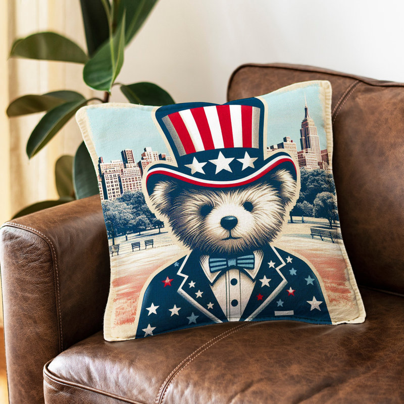 Abstract Throw Pillow