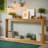 70" Curved-Edge Retro Console – Slim Storage Table For Modern Entryways-1624847808