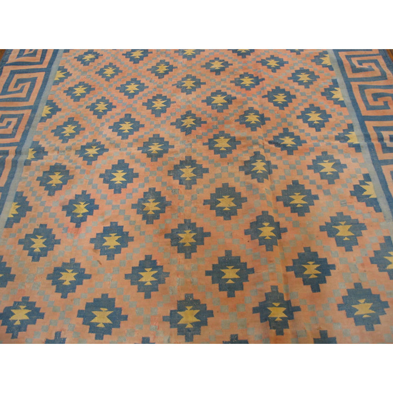Antique Dhurrie Hallway Runner Wool Multicolor Rug