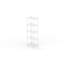 5-Tier White Metal Wire Shelving Unit, Heavy-Duty Storage Rack Organizer for Kitchen, Bathroom & Garage