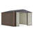 10' X 10' Metal Storage Shed For Ourdoor, Steel Yard Shed  With Design Of Lockable Doors, Utility And Tool Storage For Garden, Backyard, Patio, Outside Use-121499161-121499162