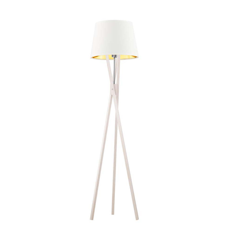 Senne 150cm Tripod Floor Lamp, White, White