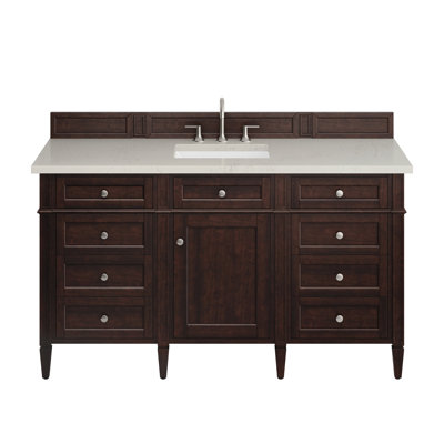 Brittany 60" Single Vanity W/FreePower Wireless Charger