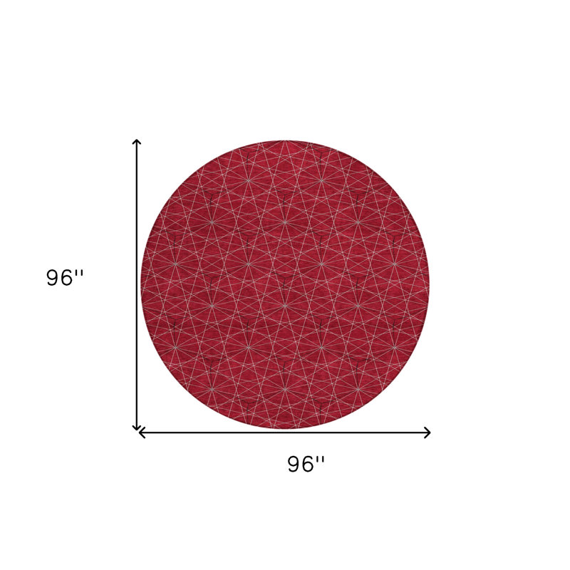 Tapis rond 8 pi