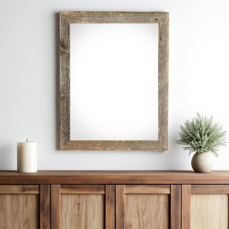 Cadre photo simple Bianca-Maria, Gris, 22 po x 24 po