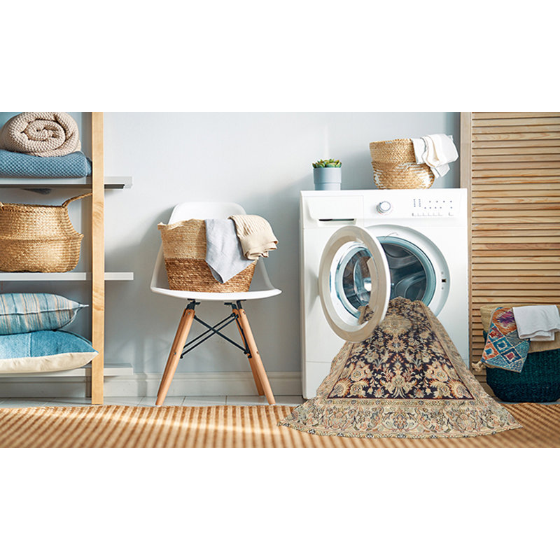 Oriental Machine Woven Multi Area Rug, Rectangle 2' x 3'