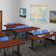 Kobe T-Base Training Seminar Table, 2 M Stack Chairs