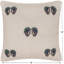 Coussin rustique en velours italien brodé à la main Metcalfe