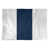 Blanc / Bleu clair