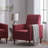 Fabric Recliner Chair Mid-Century Modern Recliner Pushback Single Recliner Sofa With Thicker Seat Cushion Tufted Upholstered Sofa With Wooden Leg For Living Room Bedroom-1877160097