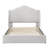 Evonna Upholstered Wingback Bed