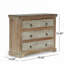 Commode 3 tiroirs en bois d'acacia