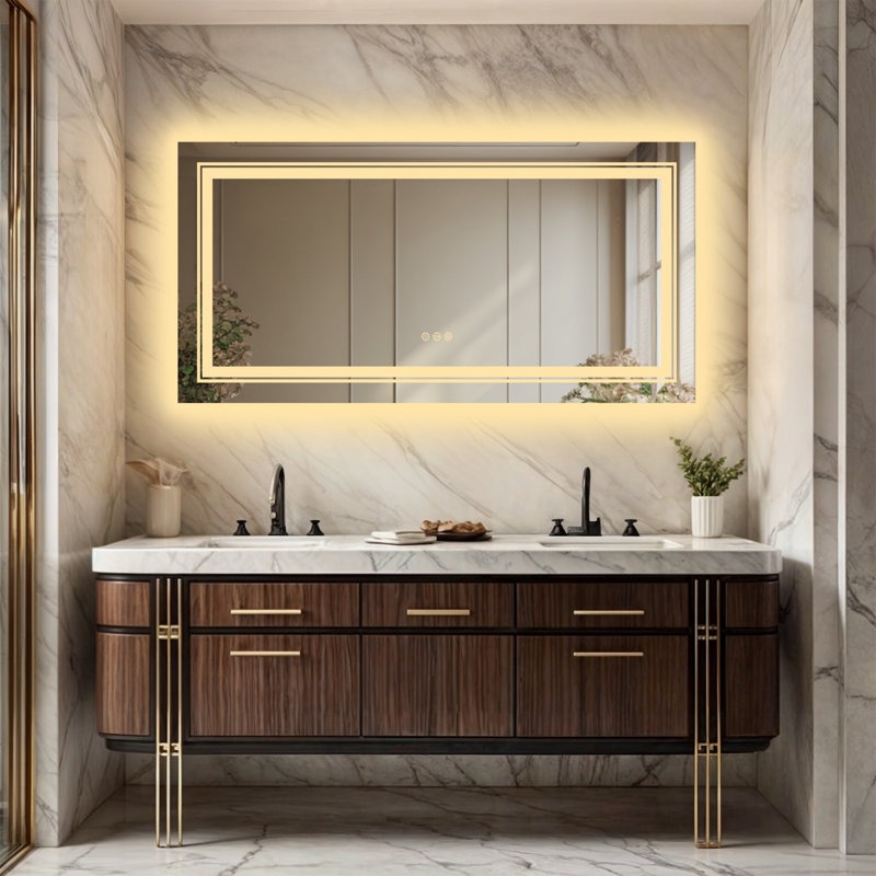 Flat Wall Mirror, 30.7" x 59.5"