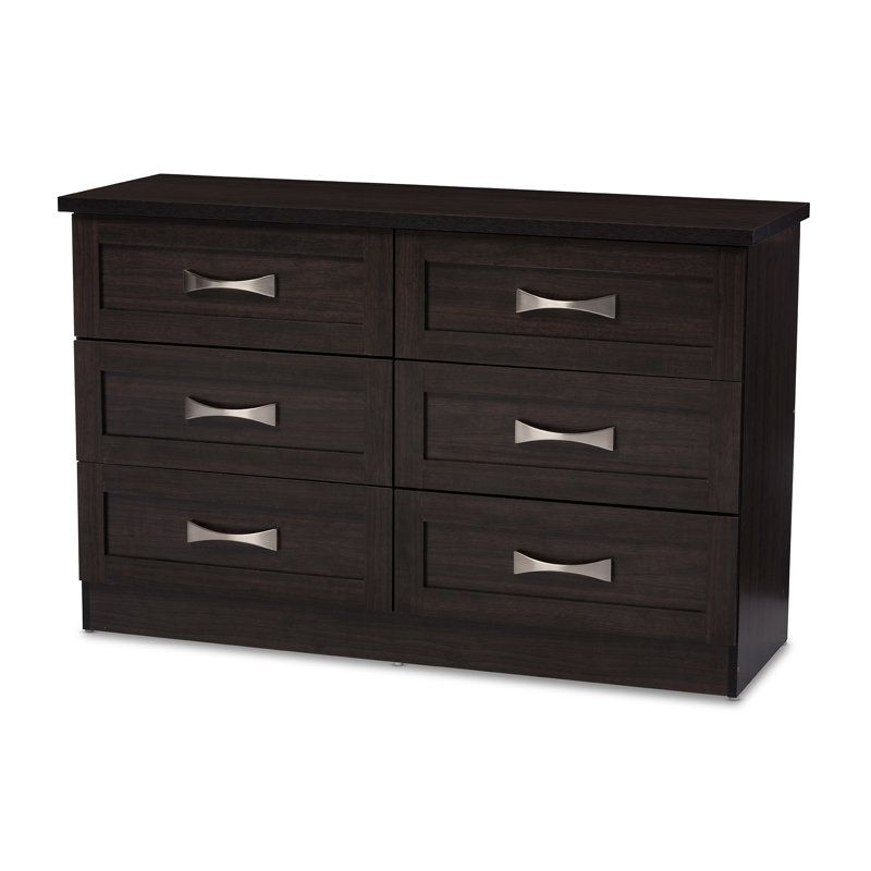 Wheat 119cm W 6 - Drawer Chest of Drawers