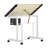 Crabtree 41'' Deluxe Craft Station, Adjustable Drafting and Hobby Table-1220886405