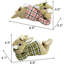 Ensemble de 2 lapins de Pâques en sisal 8,9 pouces, ensemble de 2 lapins de Pâques à usure rustique avec décorations printanières pour la maison, figurine de lapin en couple comme centre de table