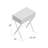 End Table, Side, End, Nightstand, Storage Drawer, Glossy Laminate, Chrome Metal-229071683