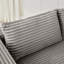 Canapé modulaire à compression avec méridienne confortable, canapé en forme de L sans siège avec assise profonde, canapé-lit modulaire minimaliste pour salon, salon, appartement, velours côtelé-1105351585