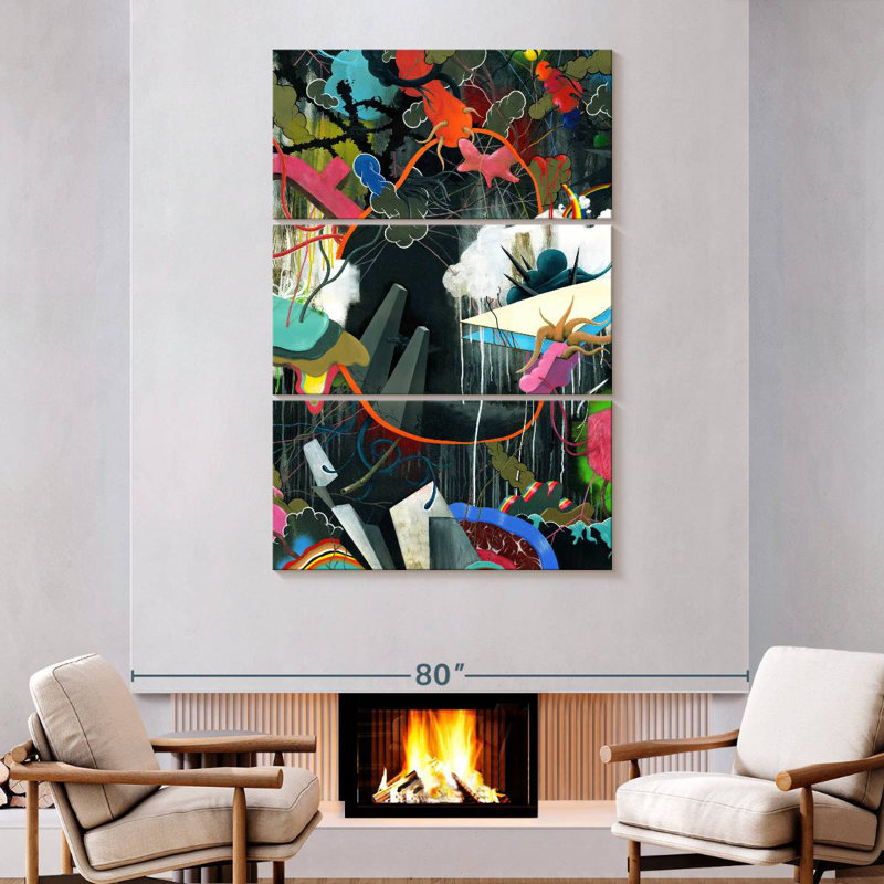 Kelan Anger Management, 74" H x 48" W