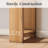 60 Inch Light Oak Console Table with 2 Drawers and Side Shelves, Farmhouse Entryway Sofa Table