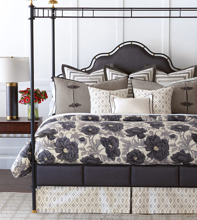 Midnight Poppy Comforter