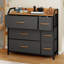 Bellock Metal 6 - Drawer Chest of Drawers, 80cm W Bedroom Drawer-360866943