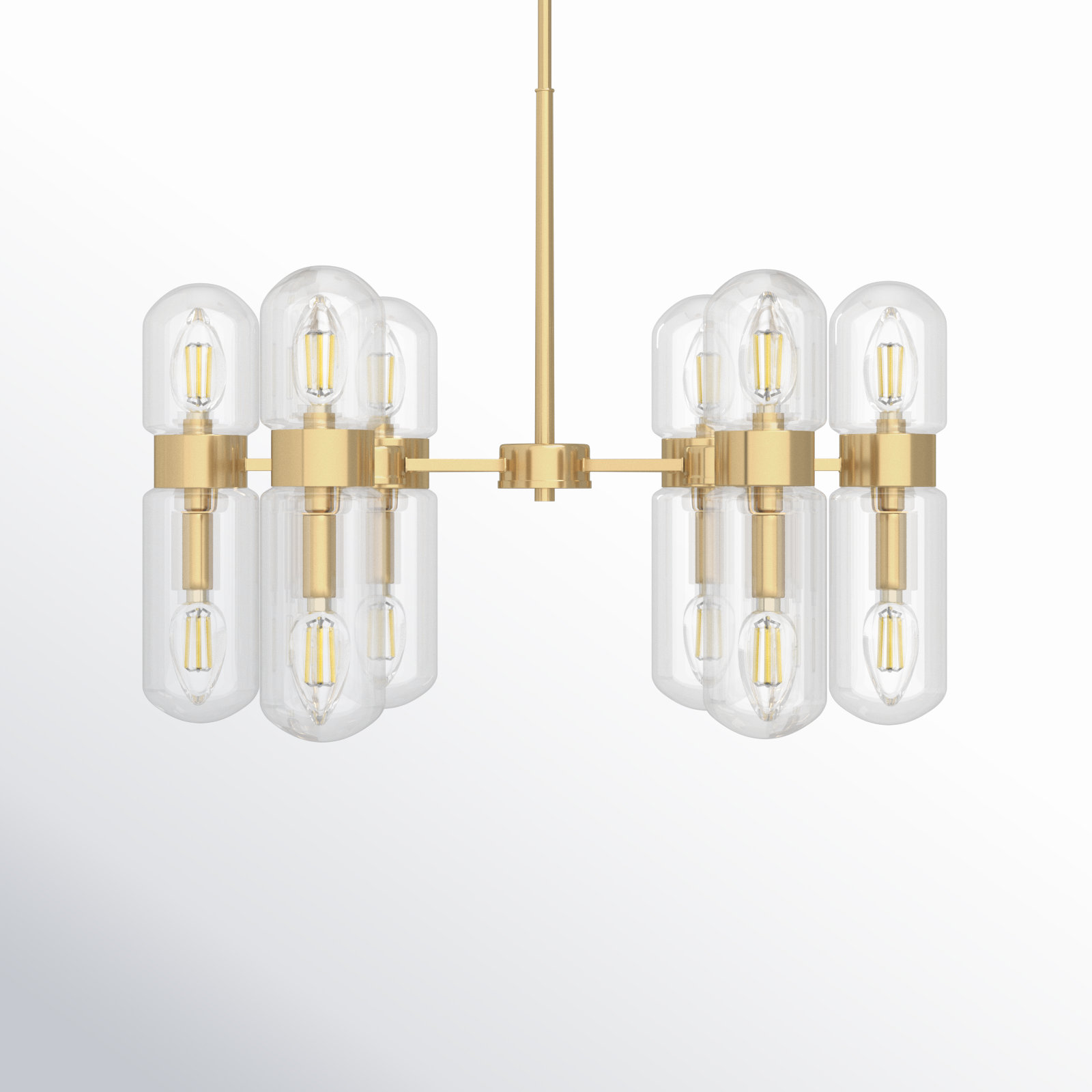 Alinde 12 - Light Dimmable Sputnik Chandelier
