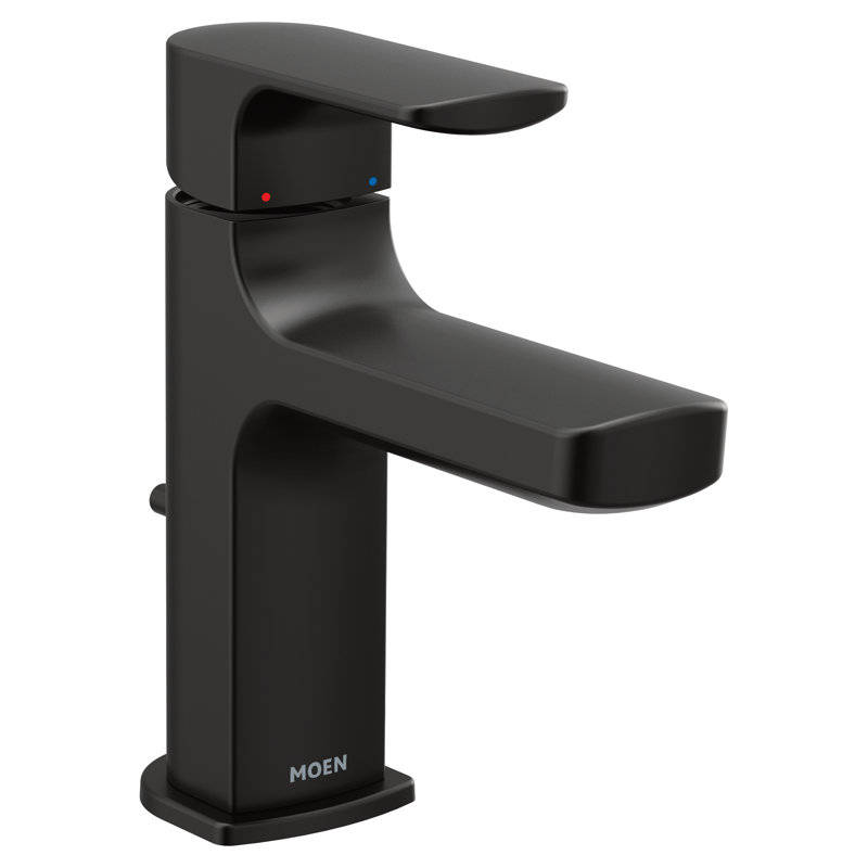 Robinet de salle de bain Rizon, Noir mat