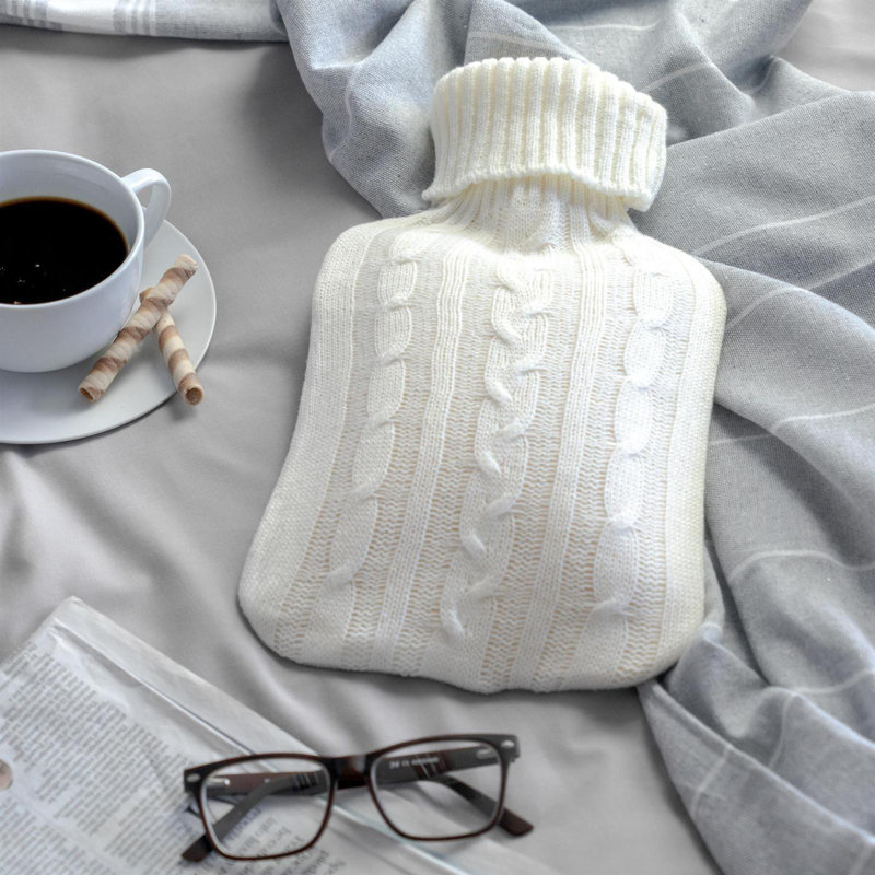 Harbour Housewares 67.63ml Water Bottle, Cream