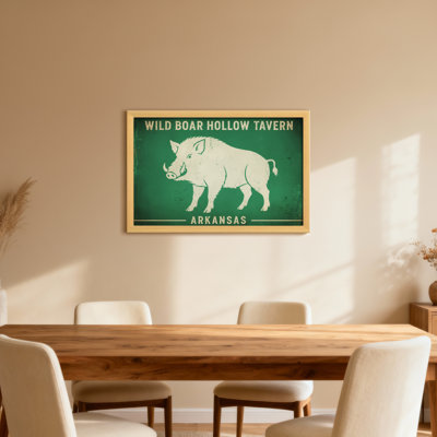 Animaux, sangliers, crosse, taverne, Arkansas