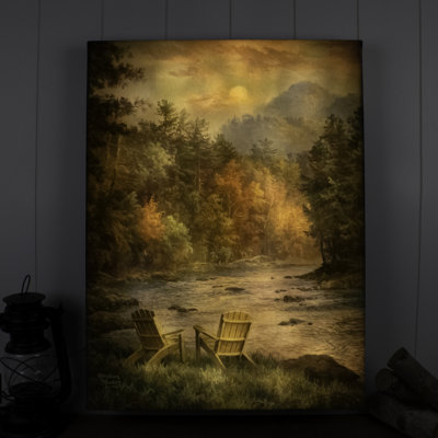 Place To Rest 18x24 Fully Illuminated LED Wall Art