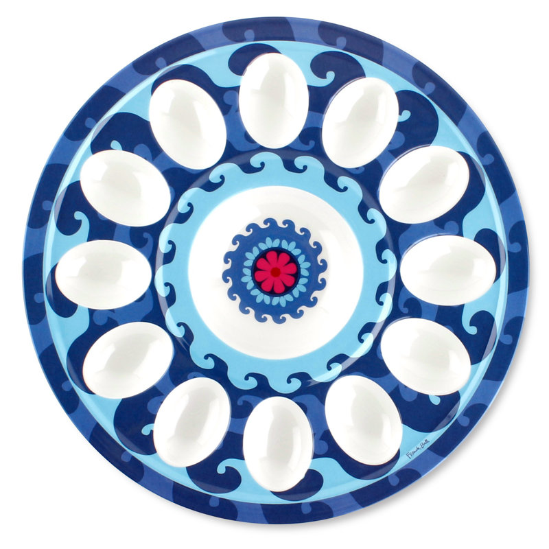 French Bull Melamine Egg Platter