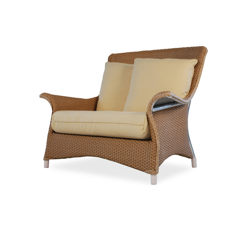 Mandalay Outdoor Lounge Chair, Rumba Straw, Mink
