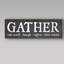 Keishawna «Gather», art textuel sur toile tendue-25331488