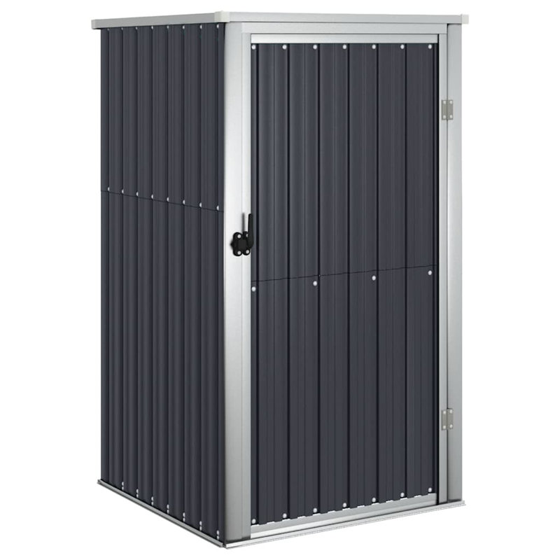 2.88 ft. W x 2.92 ft. D Steel Traditional Storage Shed, Anthracite