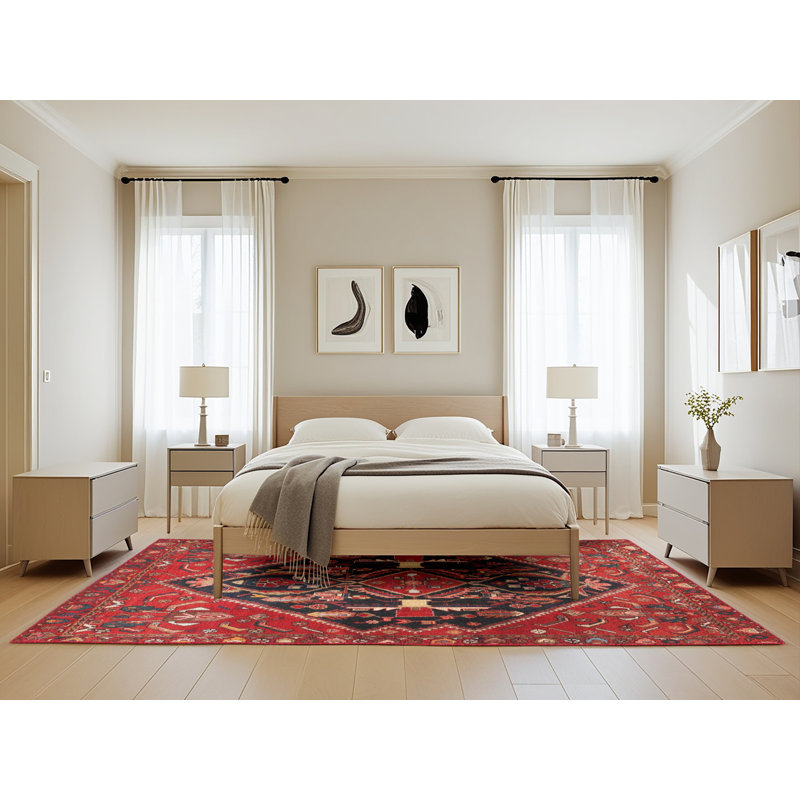 Oriental Indoor Rug, Rectangle 5' x 8'