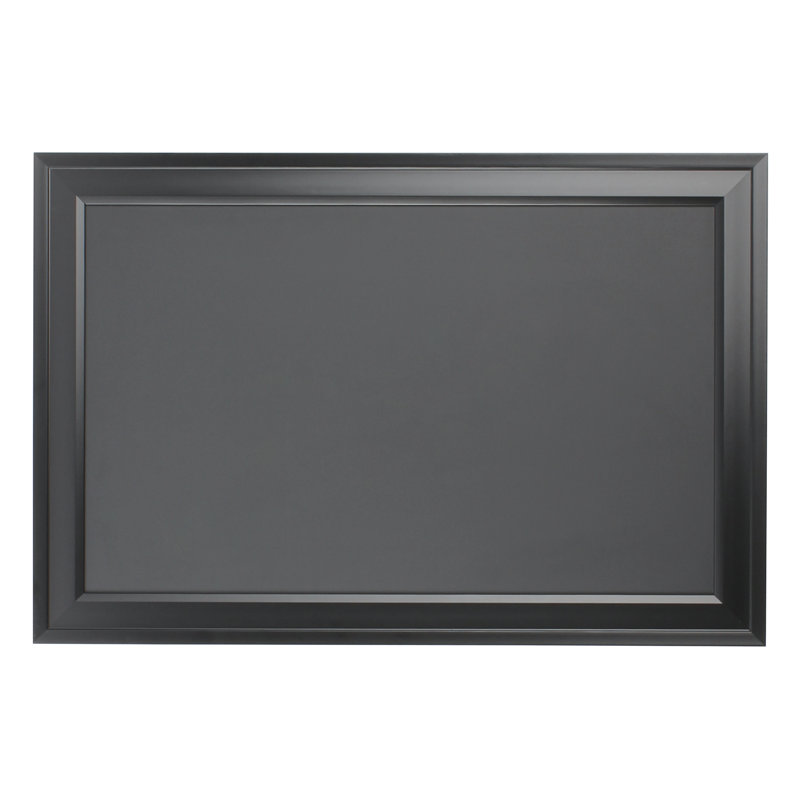 Magnetic Slate Chalkboard, Black, 18.5" H x 27.5" W