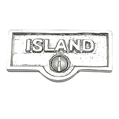 Island Name Signs Labels Switch Plate Tag