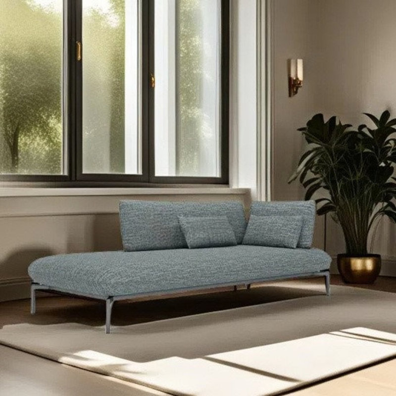 Chaise longue paresseuse unique, Orienté à droite