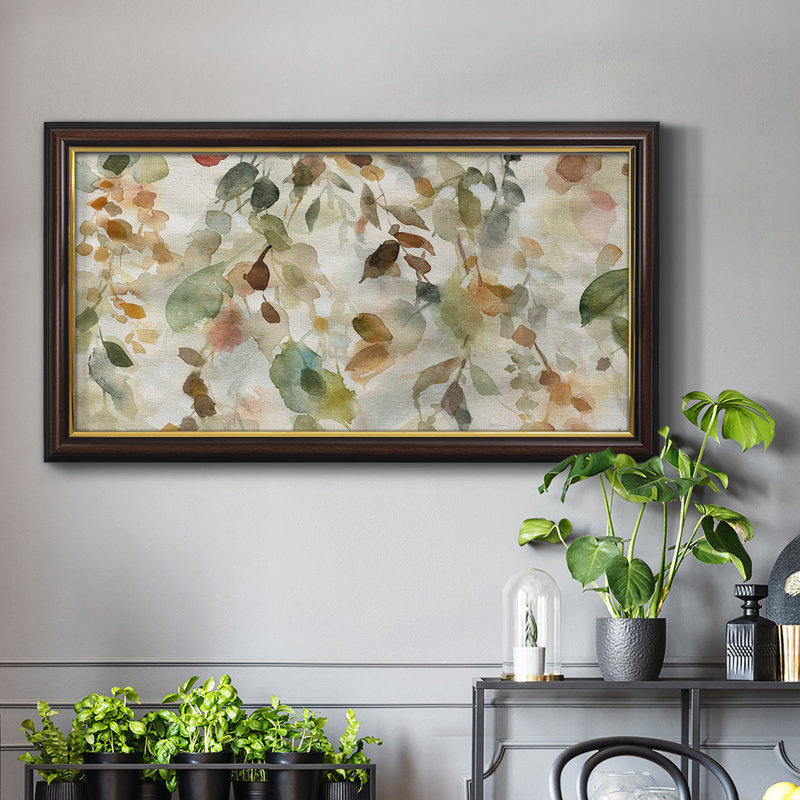 Cascade d'automne, reproduction de photo sur toile, H 29 po x l 53 po x P 2,5 po