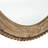 Lynwood Farmhouse Wood Oval Wall Mirror
