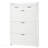 Shoe Cabinet, Storage Shoe Two Drawer, Drawers, Three-Fold Doors, Large-1058733437