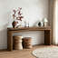 Console en placage de bois massif de 65 pouces, canapé-lit d'entrée de style campagnard long pour salon, couloir, canapé-lit, appartement-1362854032