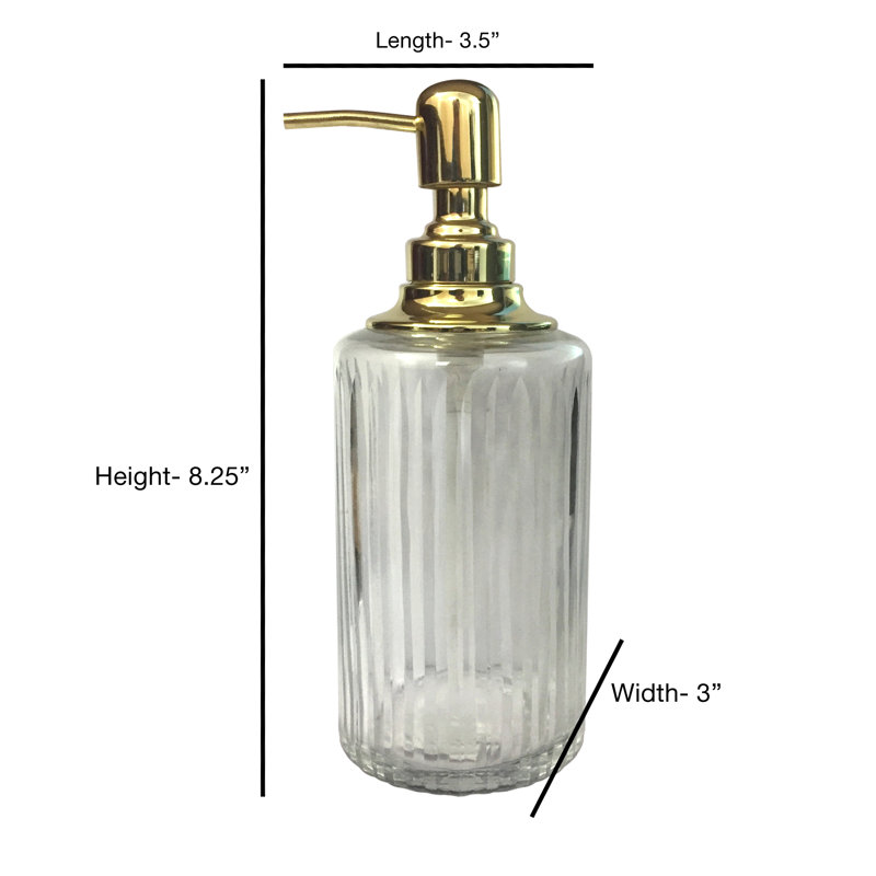Distributeur de savon liquide en acier plaqué Duffy