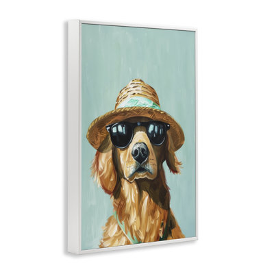 Beach Ready Dog Giclee Art by Petals Prints Design